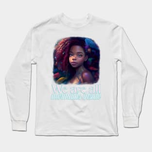 Mermaid Princess Black Girl Magic Long Sleeve T-Shirt